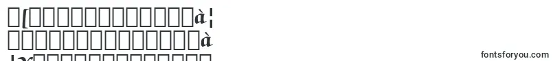 ZapfChanceryBoldBt-Schriftart – bengalische Schriften